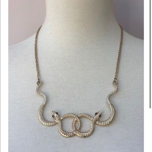Snake serpent necklace boho